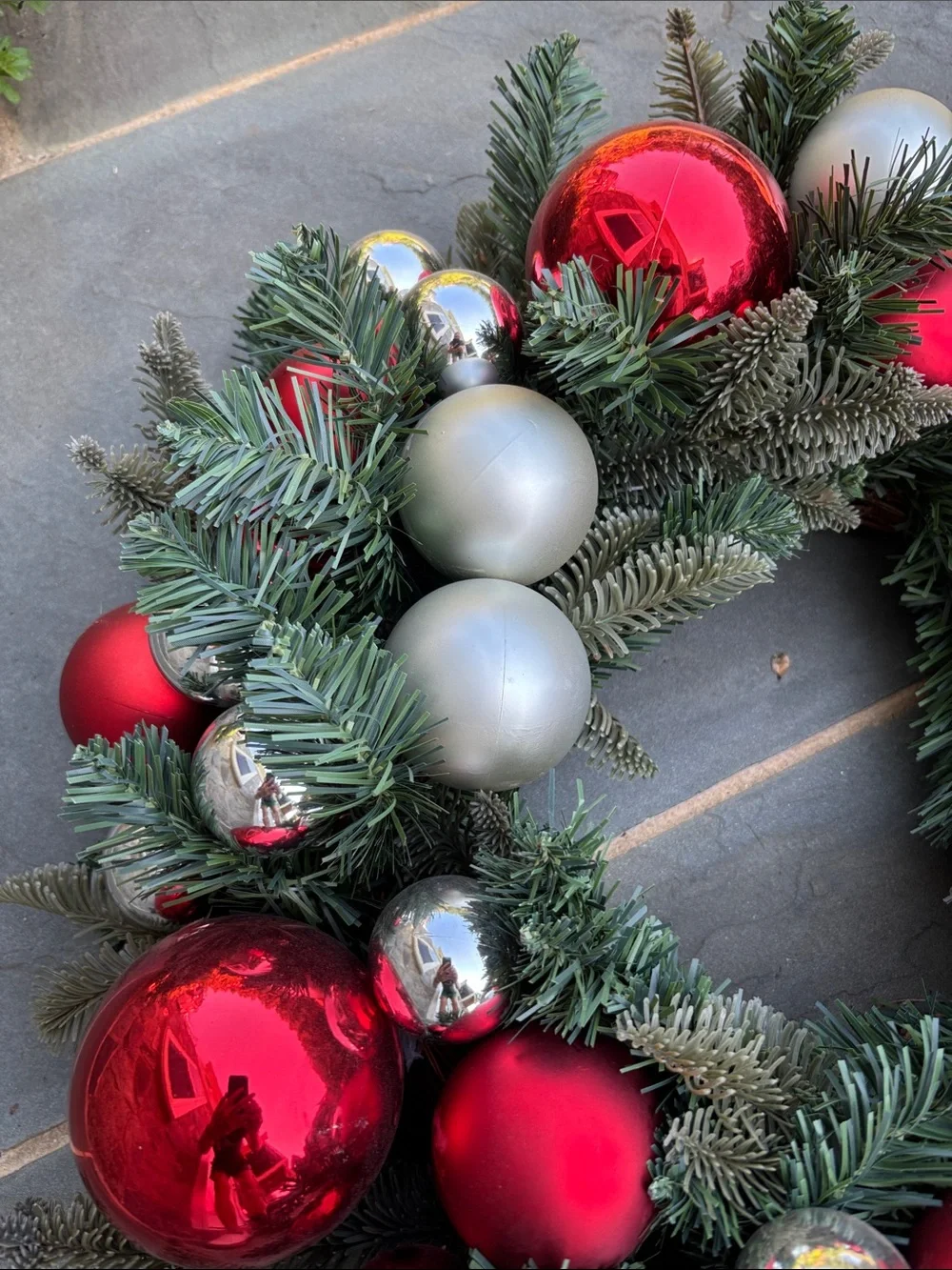 Pottery Barn Large Ornament Holiday Wreath